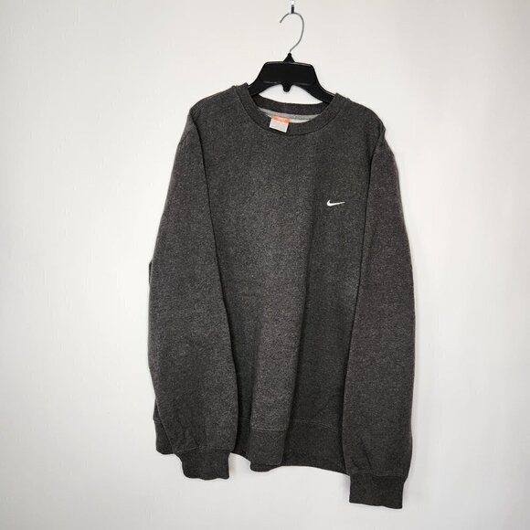 Nike Logo Gray Sweatshirt - Picture 1 of 4